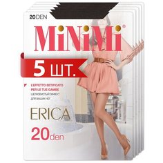 Колготки MiNiMi Erica, 20 den, 5 шт., размер 4/L, серый