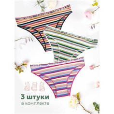 Трусы , 3 шт., размер XXL, мультиколор
