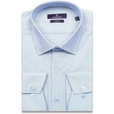 Рубашка POGGINO, размер XXL (45-46 cm.), голубой