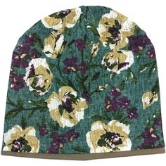 Шапка бини ANRU, размер Универсальный, желтый, фиолетовый