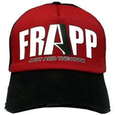 Бейсболка FRAPP, размер универсальный, красный, черный