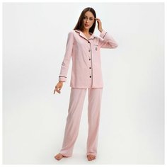 Пижама Kaftan, размер 42, бесцветный, бежевый