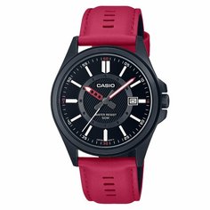 Наручные часы CASIO Collection MTP-E700BL-1E, красный, черный