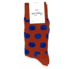 Носки Happy Socks, размер 36-40, синий, коричневый