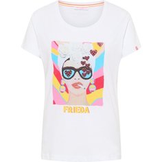 Футболка Frieda & Freddies, размер 38, белый