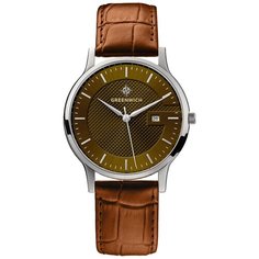 Наручные часы GREENWICH Classic GW031.12.30, коричневый, серебряный