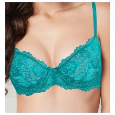 Бюстгальтер Innamore Basic Lace , размер 4D (80D), зеленый, бирюзовый