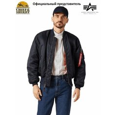 Бомбер ALPHA INDUSTRIES, размер 3XL, синий