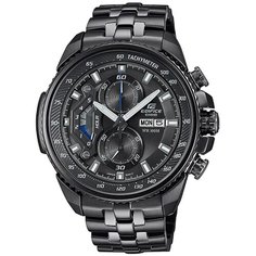 Наручные часы CASIO Edifice EF-558DC-1A, черный, серебряный