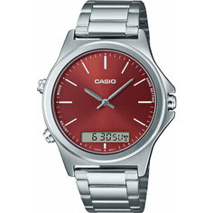 Наручные часы CASIO Collection MTP-VC01D-5E, серебряный, коричневый