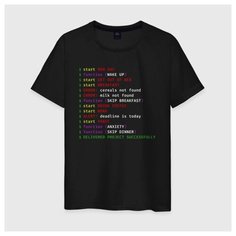 Футболка размер XL, черный