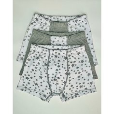 Трусы Любимыши, 3 шт., размер 158-164, серый, белый