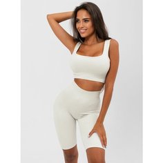 Велосипедки Little Secret, размер L, белый, бежевый