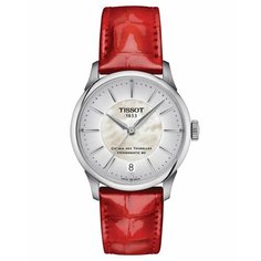 Наручные часы TISSOT T-Classic, красный, серебряный
