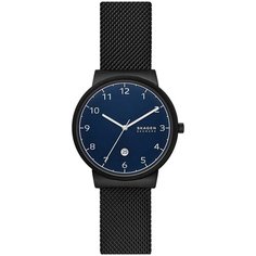 Наручные часы SKAGEN Ancher SKW6566, черный, синий