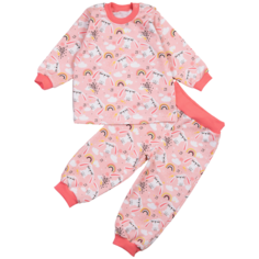 Пижама Совенок Дона, размер 60-104, розовый