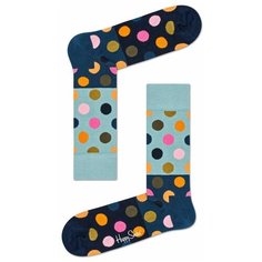 Носки Happy Socks, размер 25, голубой, синий, мультиколор