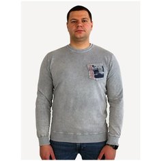 Толстовка LS, размер 46 / M, серый