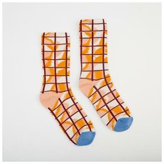 Носки Minaku, размер универсальный, розовый, оранжевый