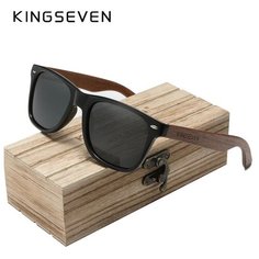 Солнцезащитные очки KINGSEVEN KINGSEVEN 214, черный, белый