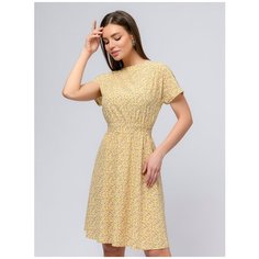 Платье 1001dress, размер XXL, зеленый, желтый