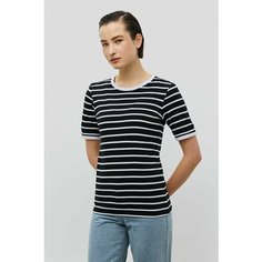 Футболка Baon, размер 48, черный, белый