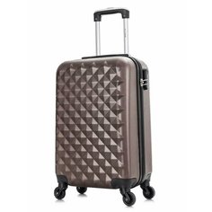 Чемодан-самокат Lcase Phatthaya Ch0618, 45 л, размер S, коричневый