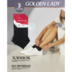 Носки Golden Lady, 3 пары, 3 уп., размер 35-38, черный