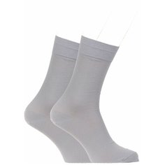 Носки Пингонс, размер 29 (размер обуви 43-45), серый