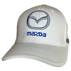Бейсболка Mazda Бейсболка Мазда кепка MAZDA, размер 55-58, белый