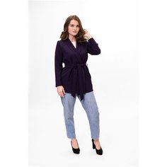Пиджак DARIVAGALE, размер 54, фиолетовый