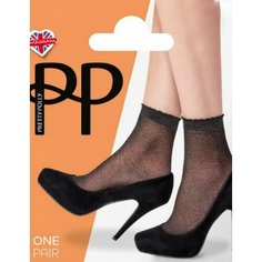 Носки Pretty Polly, 20 den, размер Без размера, черный, серый