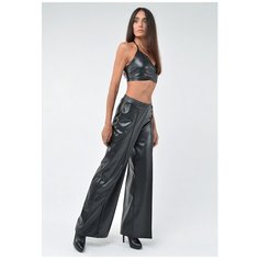 Брюки палаццо WHIMSY, размер XS, черный