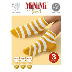 Носки MiNiMi, 3 пары, размер 39-41 (25-27), желтый