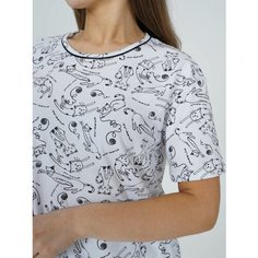 Футболка LOVETEX.STORE, размер 44, белый