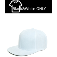 Бейсболка докер Black & White, размер 52-60, белый
