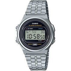 Наручные часы CASIO Vintage A171WE-1A, черный, серый