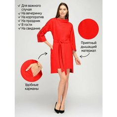 Платье Viserdi, размер 44, красный