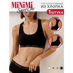 Топ MiNiMi, размер 44 (S), черный