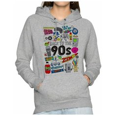 Худи DreamShirts Studio, размер 54, серый