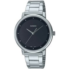 Наручные часы CASIO Collection, черный, серебряный