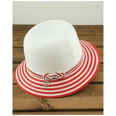 Шляпа FIJI29, размер 56-57, красный, белый