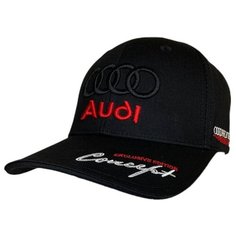 Бейсболка Audi Бейсболка Ауди кепка, размер 55-58, черный