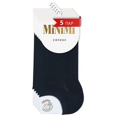Носки MiNiMi, 5 пар, размер 35-38, черный