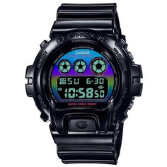 Наручные часы CASIO G-Shock DW-6900RGB-1, мультиколор, синий