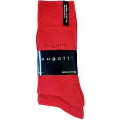 Носки Bugatti, размер 39-42, красный
