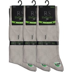 Носки Raffaello Socks, 3 пары, размер 42-45, серый
