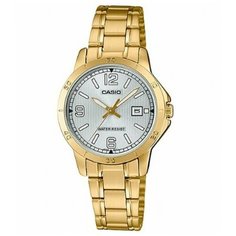 Наручные часы CASIO, серебряный, золотой
