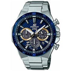 Наручные часы CASIO Edifice, синий, серебряный