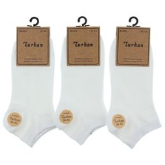 Носки Turkan, 5 пар, размер 36-41, белый